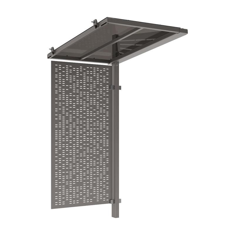 Extension Abri bus Conviviale® acier par module intermédiaire