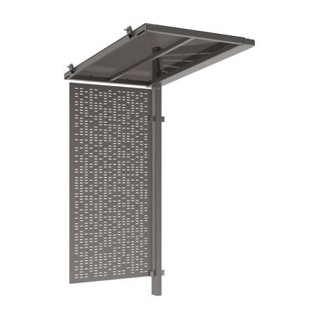 Extension Abri bus Conviviale® acier par module intermédiaire
