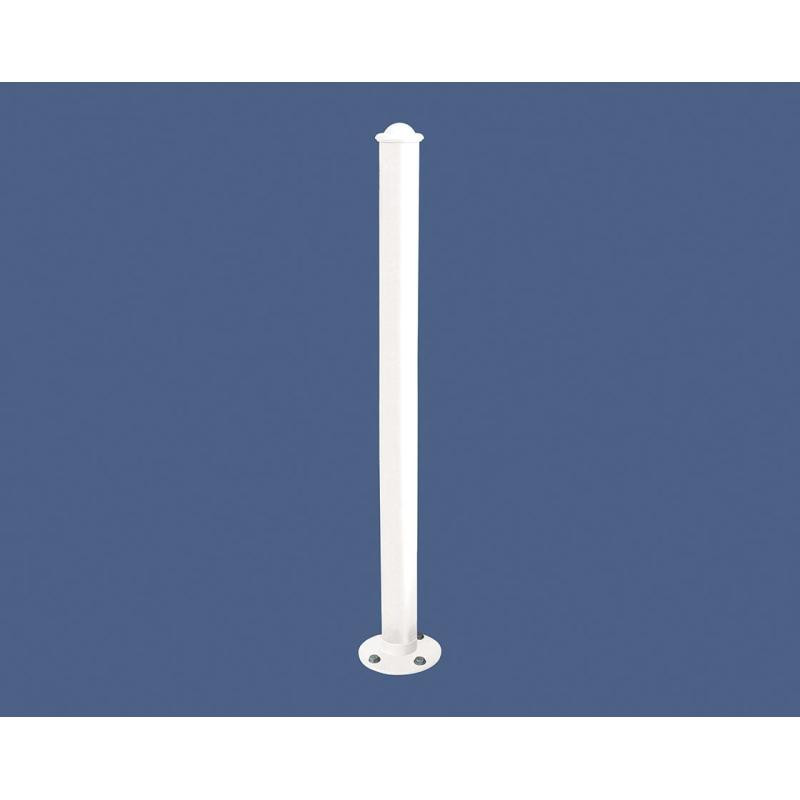 Potelet inclinable Amortichoc Agora Ø76 mm - Blanc RAL 9010