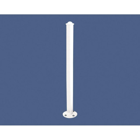 Potelet inclinable Amortichoc Agora Ø76 mm - Blanc RAL 9010