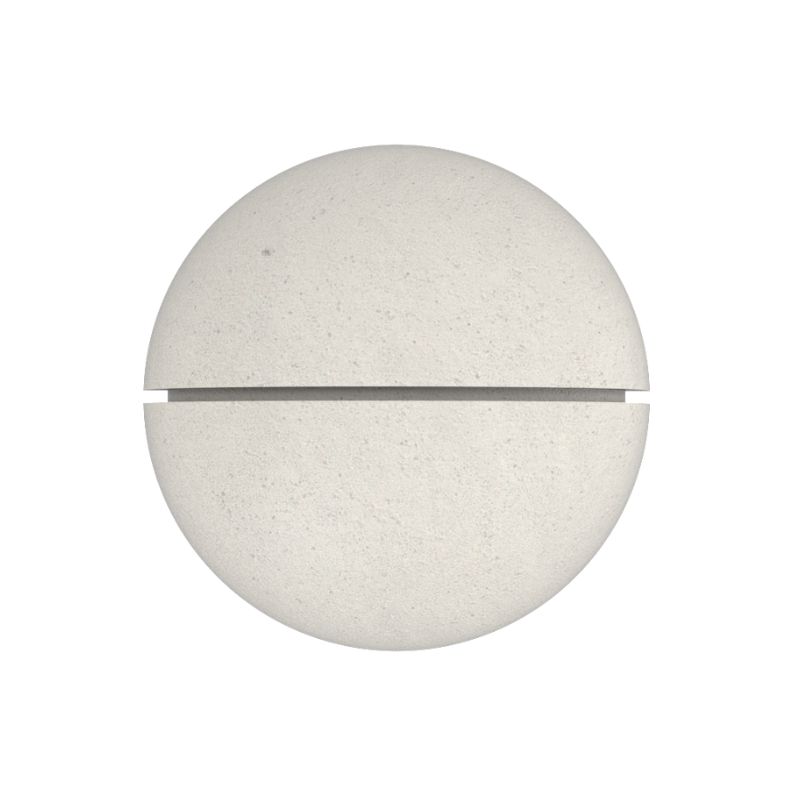 Borne anti-stationnement en béton demi-sphère Ligni | Prossentiel 
