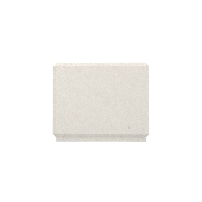 Banquette extérieure monobloc en béton rectangulaire Amos | Prossentiel 