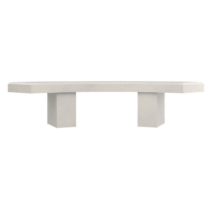 Banquette courbe en béton Sorel | Prossentiel 