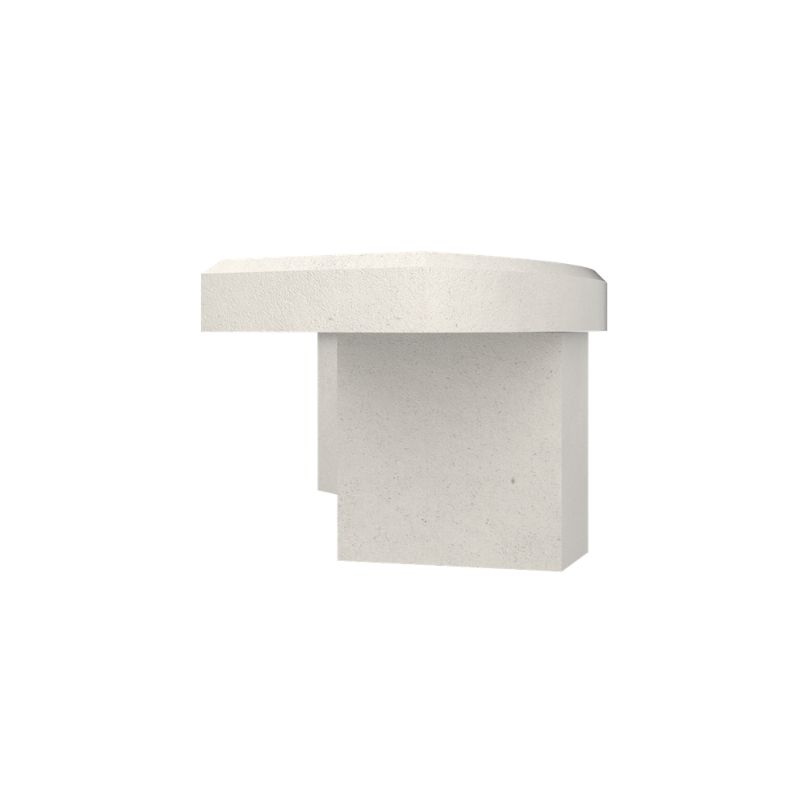 Banquette courbe en béton Sorel | Prossentiel 