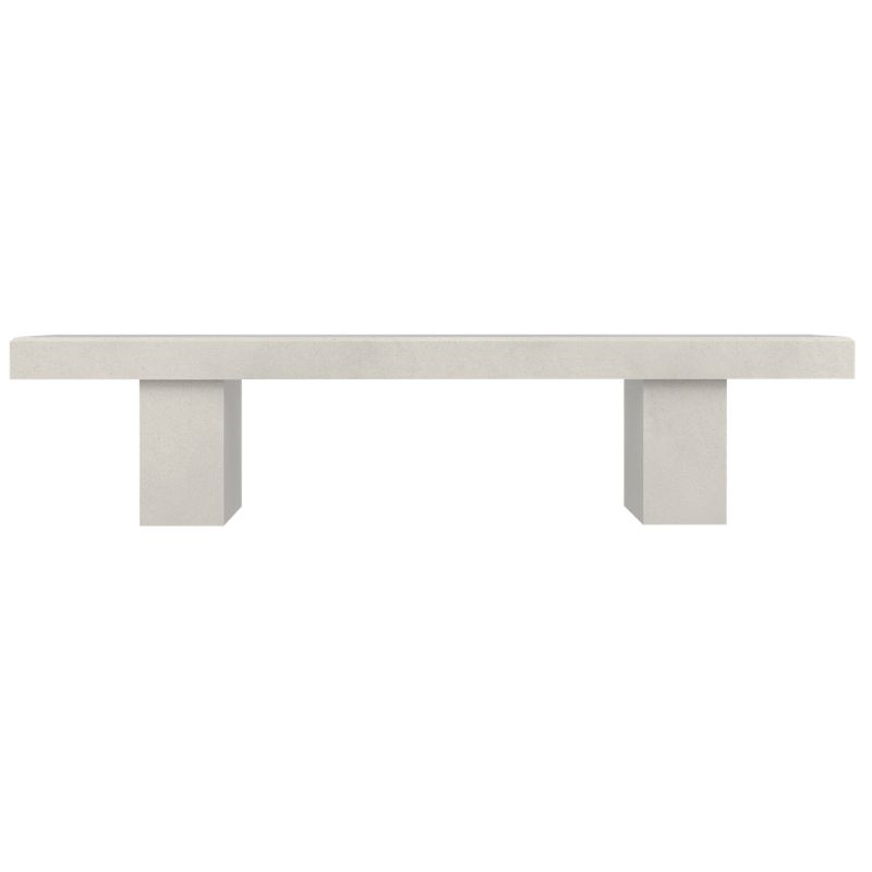 Banquette publique droite en béton Sorel | Prossentiel 