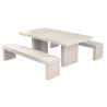 Table de pique-nique en béton Gatt 6 places + 2 places PMR| Prossentiel 