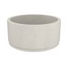 Jardinière extérieure ronde en béton blanc Gravy | Prossentiel 