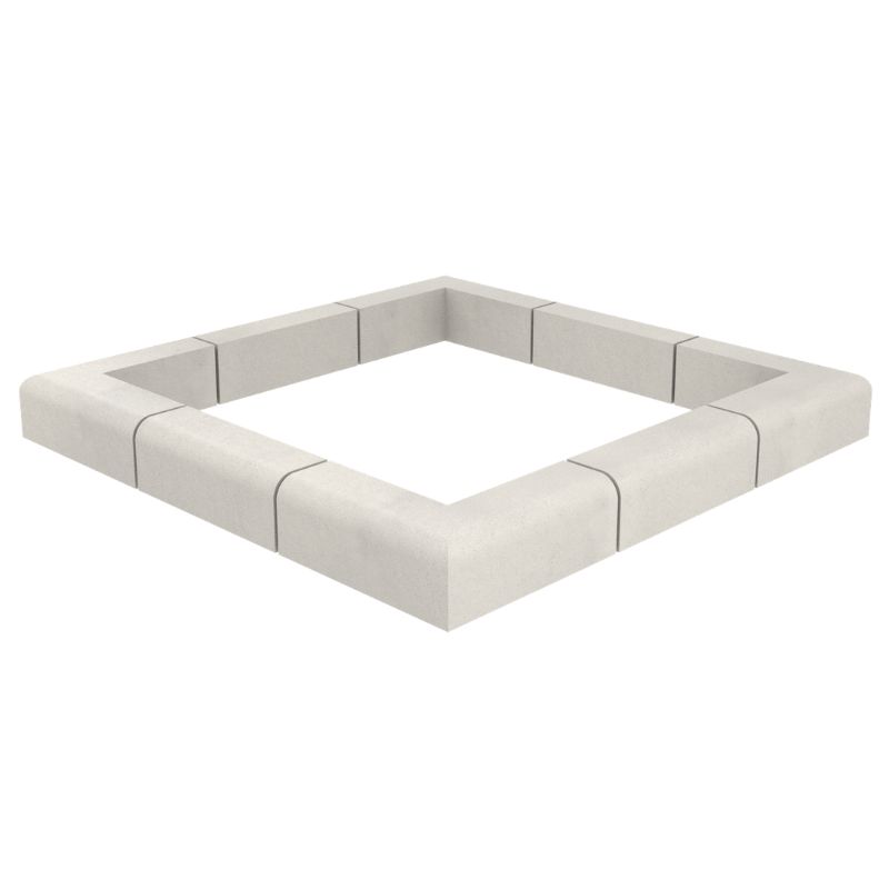 Entourage d’arbre carré béton Arbea | Prossentiel 