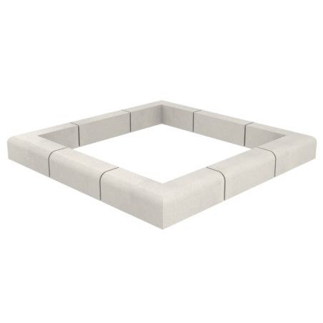 Entourage d’arbre carré béton Arbea | Prossentiel 