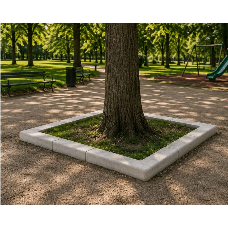 Entourage d’arbre carré béton Arbea | Prossentiel 