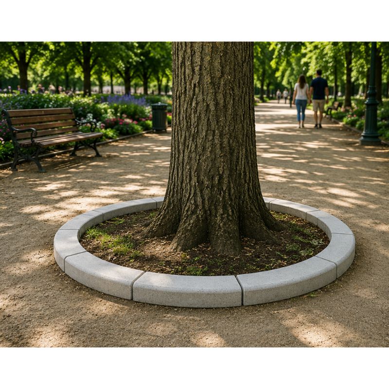 Entourage d’arbre rond béton Arbea | Prossentiel 