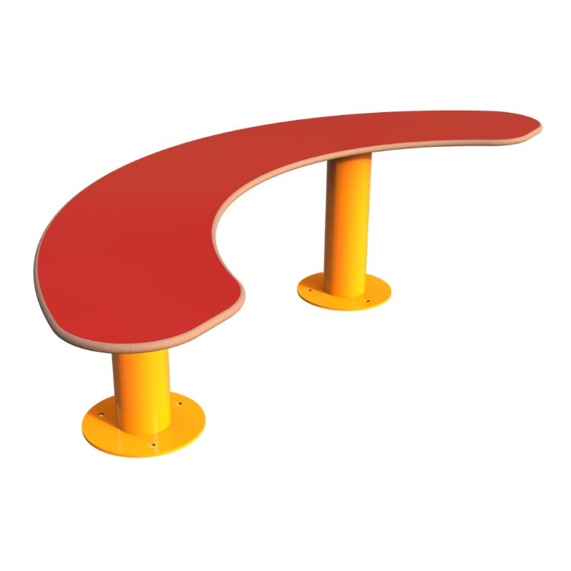 Banquette ludique demi-cercle Ninou 3 places | Prossentiel 