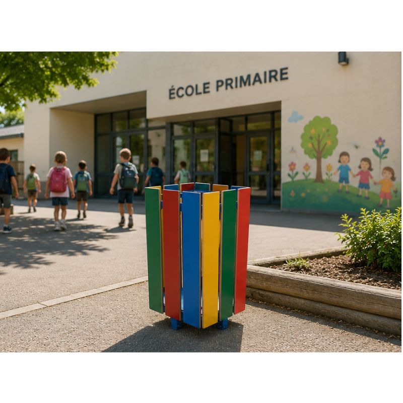 Corbeille carré petite enfance Odeo - 40L | Prossentiel 
