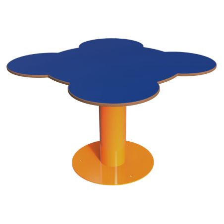 Table enfant ronde ou fleur stratifié compact HPL Tiny | Prossentiel 