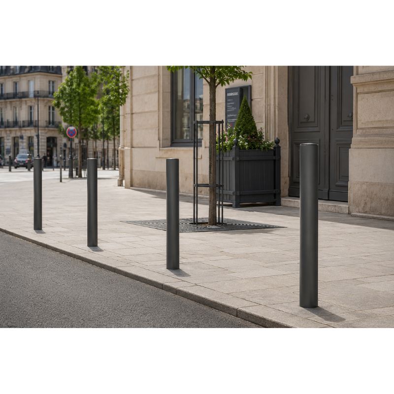 Potelet Inox brossé Ligne Province Ø114mm