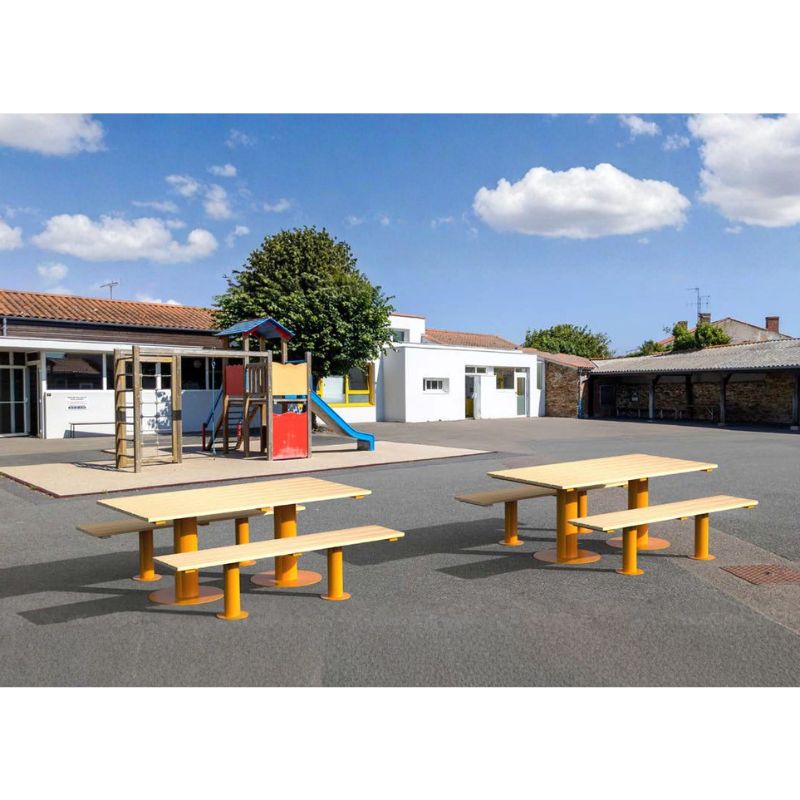 Ensemble table et assises séparées enfant Tinou 6 places | Prossentiel 