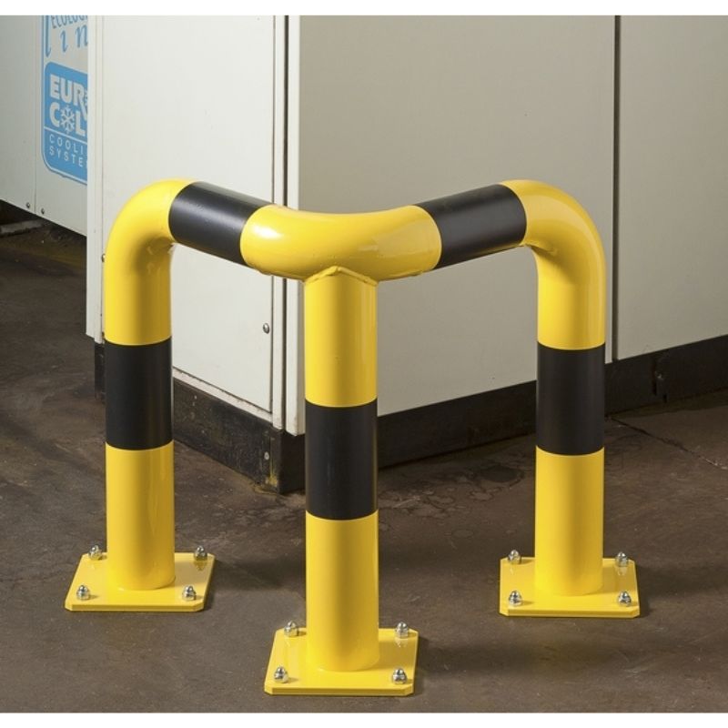 Barrière de protection industrielle en angle - Ø 60 mm | Prossentiel 