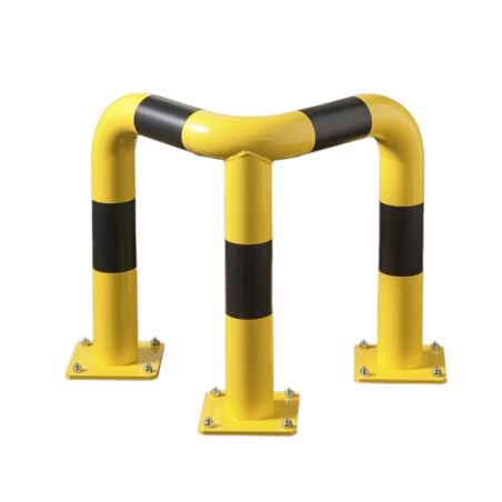 Barrière de protection industrielle en angle - Ø 60 mm | Prossentiel 