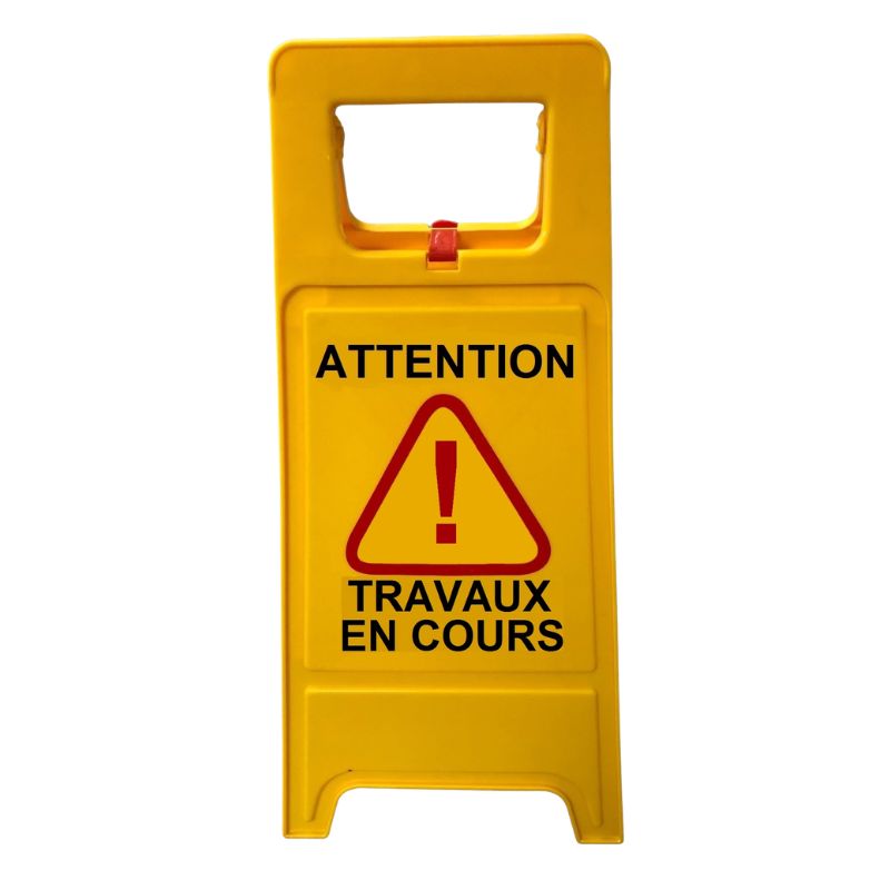 Chevalet de signalisation "Travaux en cours" | Prossentiel 