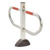 Barrière pied central avec arceaux