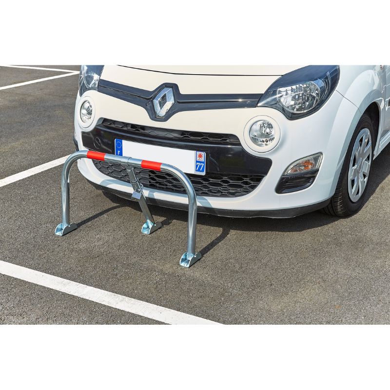 Barrière de parking 3 pieds rabattable éco