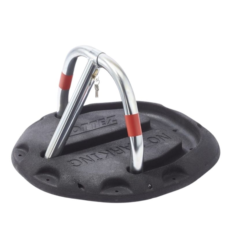 Barrière de parking 3 pieds en caoutchouc recyclé