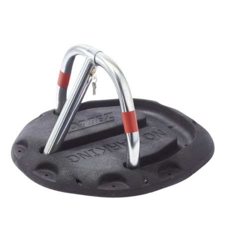 Barrière de parking 3 pieds en caoutchouc recyclé