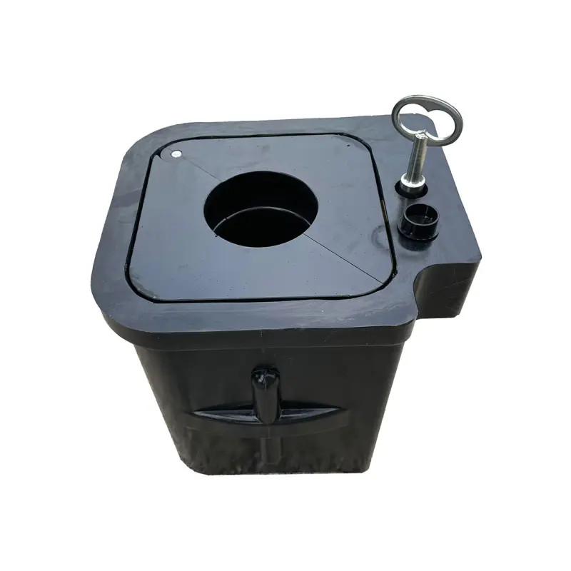 Fourreau d'amovibilité verrouillable pour potelet à mémoire de forme