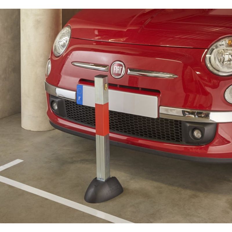 Poteau bloc parking