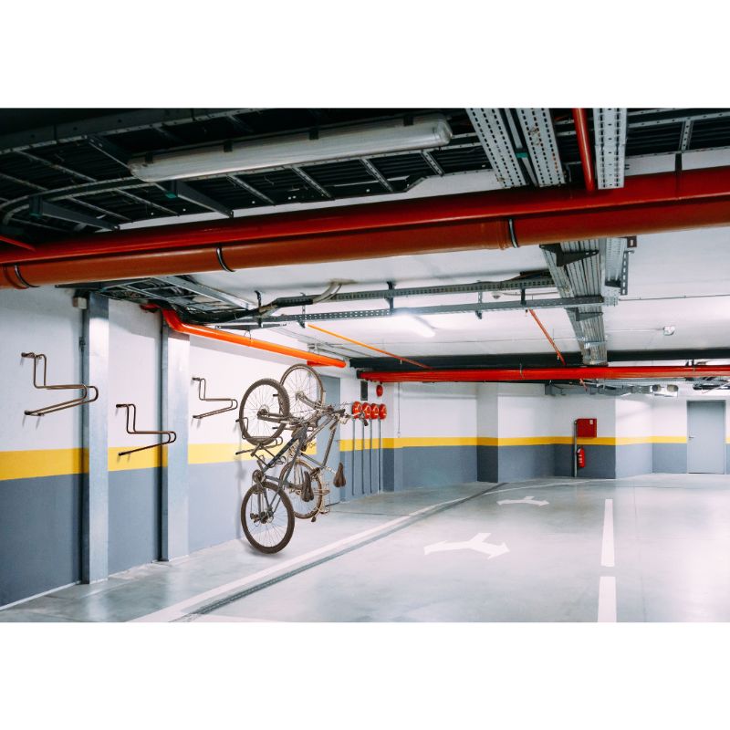 Support vélo mural vertical individuel