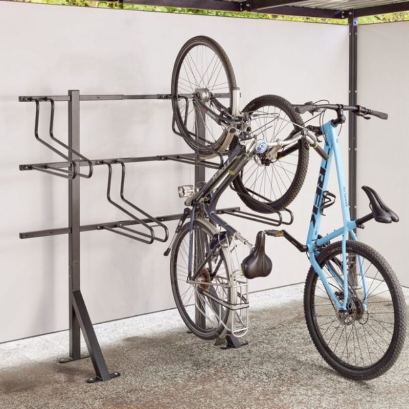Kit 3 barres de liaison pour support vélos sur pied