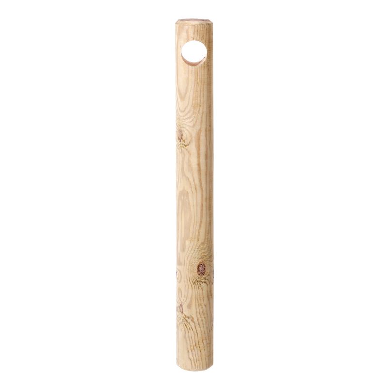 Barrière d'appui vélos modulable en bois