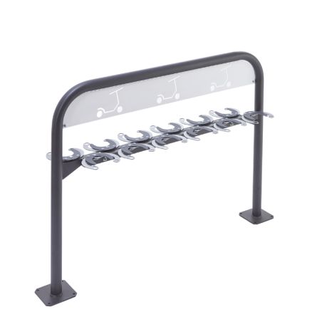 Range trottinettes sur pied - 12 places