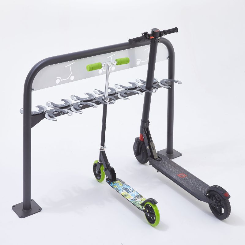 Range trottinettes sur pied - 12 places