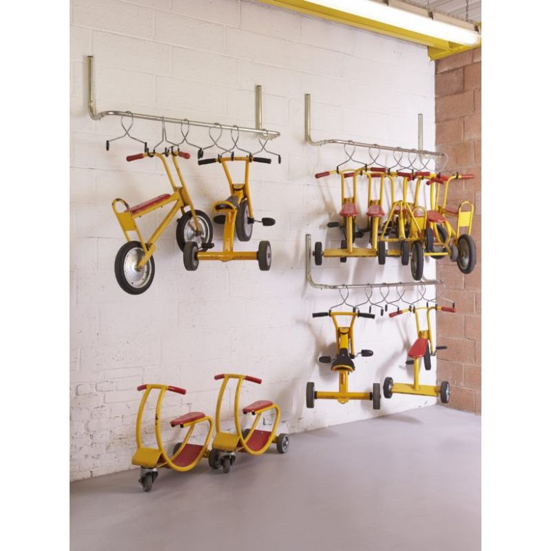 Râtelier mural range 6 trottinettes