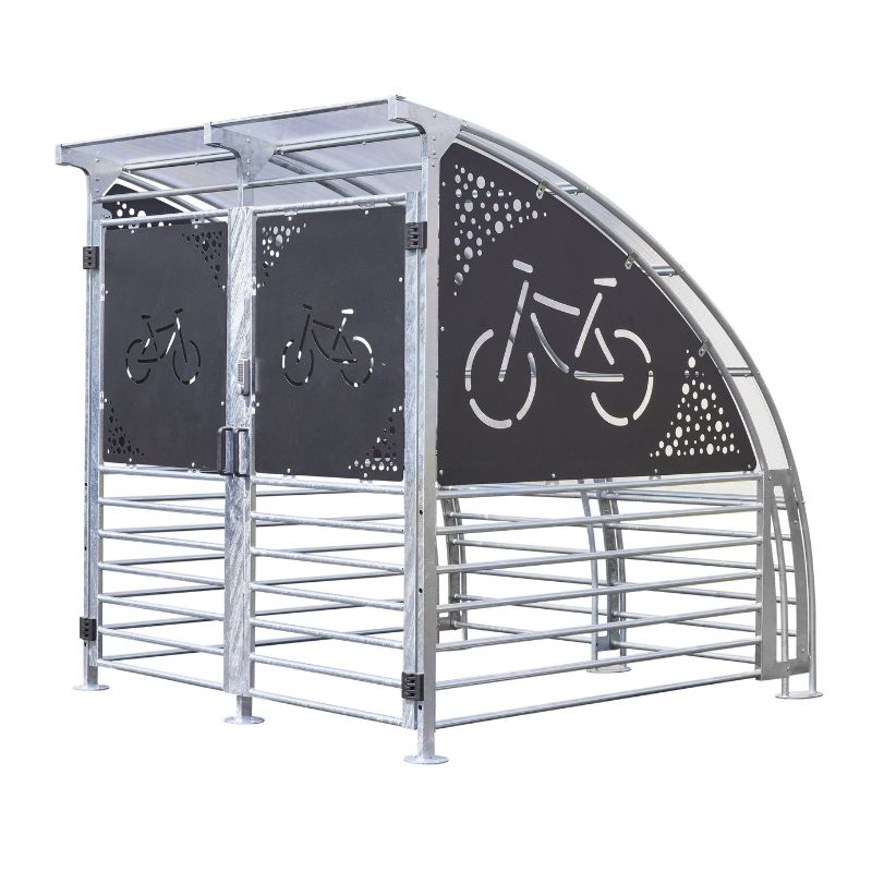 Box de stationnement sécurisé pour 6 vélos et deux-roues
