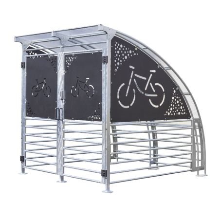Box de stationnement sécurisé pour 6 vélos et deux-roues
