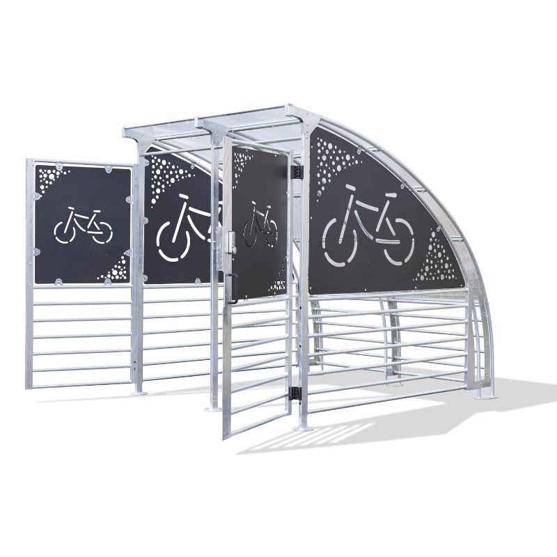 Box de stationnement sécurisé pour 6 vélos et deux-roues