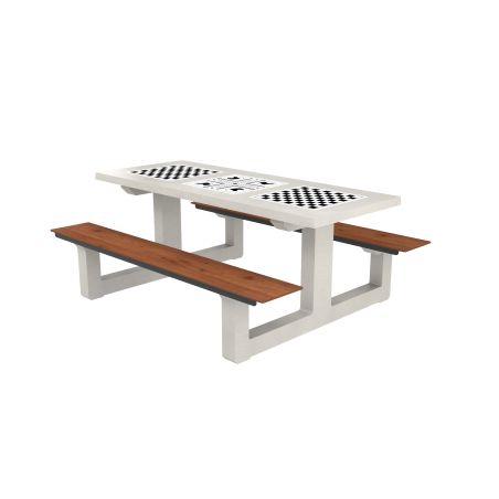 Table multi-jeux en béton Piony | Prossentiel 