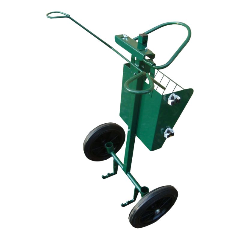 Chariot de voirie pour conteneur plastique