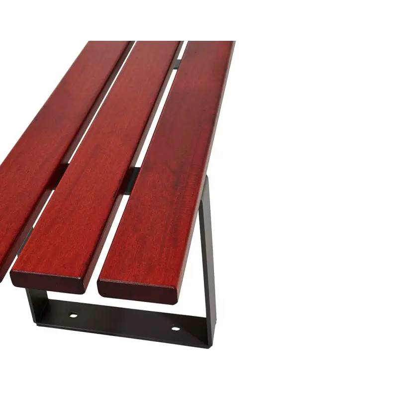 Banquette urbaine acier et bois Riga