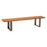 Banquette urbaine acier et bois Riga