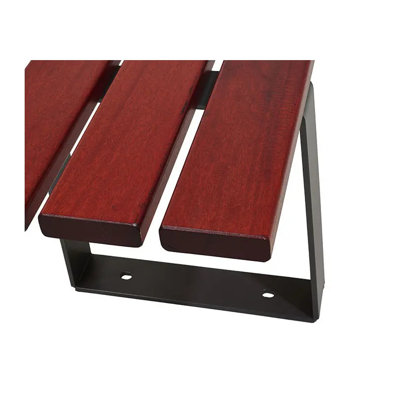 Banc public acier et bois Riga