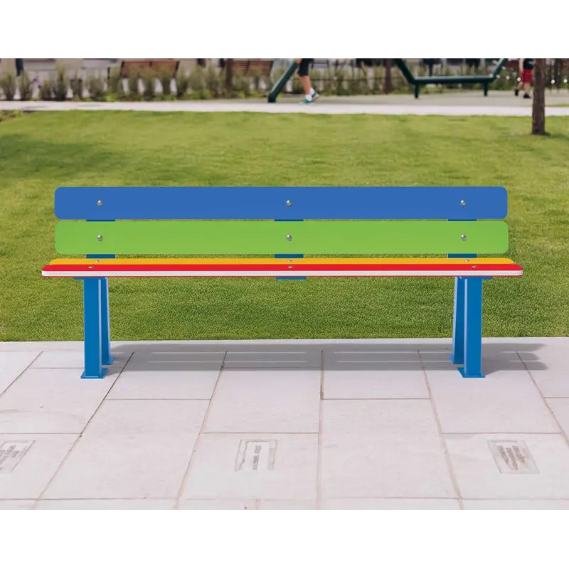 Banc Arc-en-ciel junior en PEHD