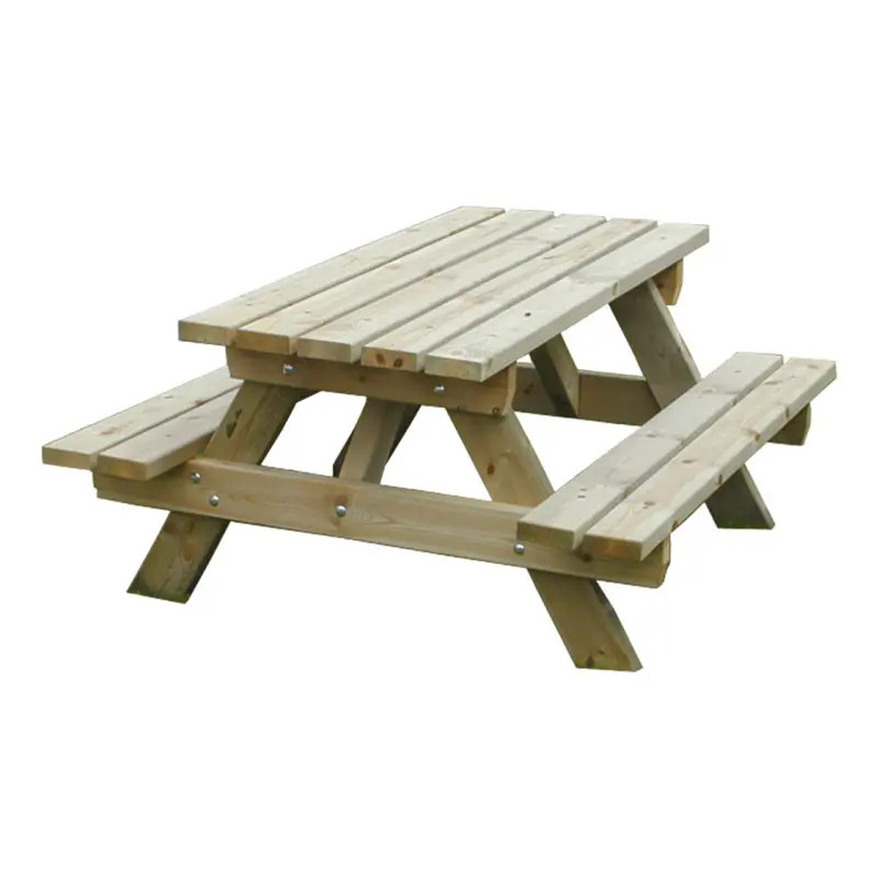 Table de pique-nique en bois pour enfants Turin Eco