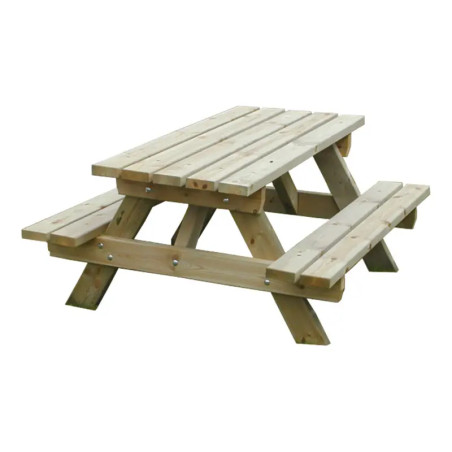 Table de pique-nique en bois pour enfants Turin Eco