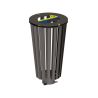 Poubelle urbaine design métal Lofoten tri sélectif - 2 x 50L