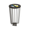 Poubelle urbaine design métal Lofoten Vigipirate tri sélectif - 2 x 50L