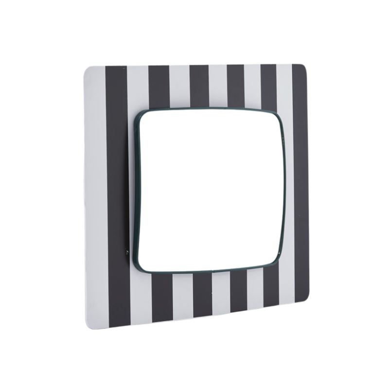 Miroir routier réglementaire - cadre rayé