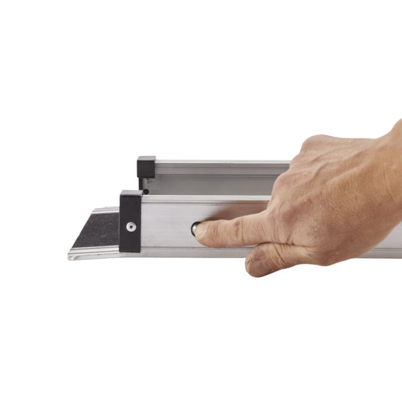 Rampe PMR aluminium télescopique universelle